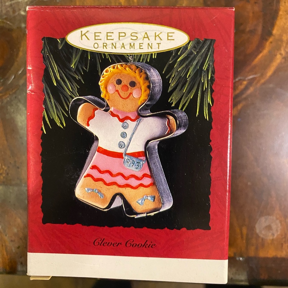 Hallmark Keepsake Christmas Ornament 1993 Clever Cookie Gingerbread Man 366
